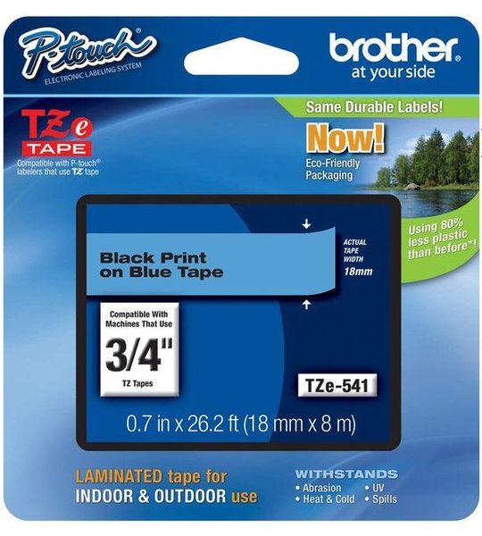 Brother TZE-541 zwart