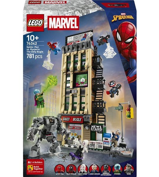 LEGO Marvel Spider-Man vs. Mysterio: de Daily Bugle Bouwpakket - 76342