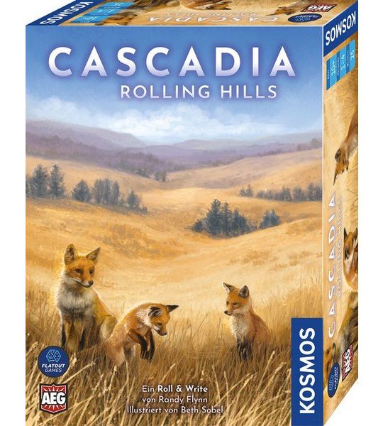 Kosmos Cascadia Rolling Hills, Bordspel, 10 jaar, 30 min, Familiespel