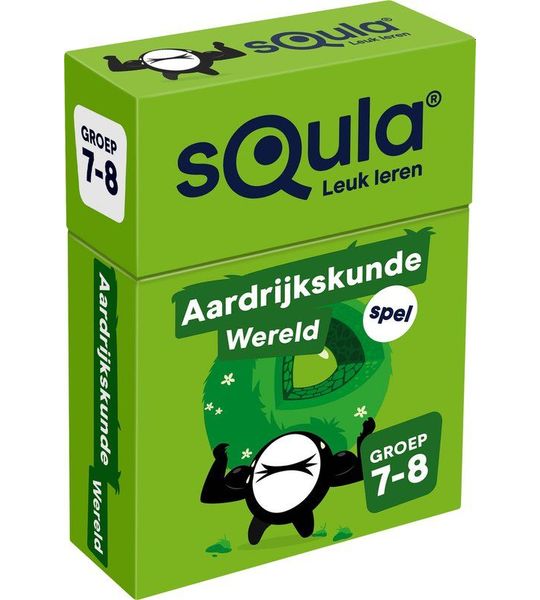 sQula Aardrijkskunde Wereld groep 7-8 - educatief kaartspel