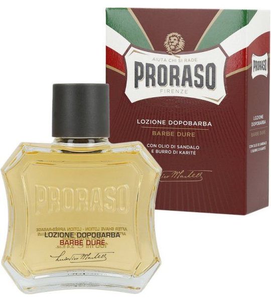 100ml Proraso After Shave Lotion Sandalwood And Shea Oil