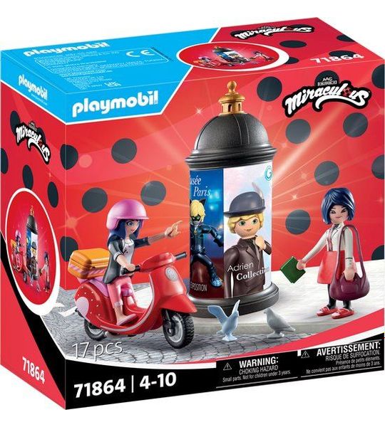 PLAYMOBIL Miraculous: Scooterrit in Parijs 71864