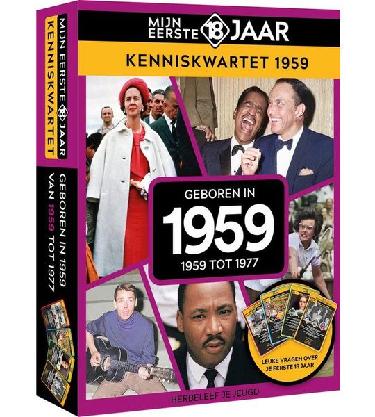 Tucker's Fun Factory Mijn eerste 18 jaar Kenniskwartet 1959 (BelgiÃ«)