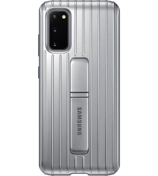 Samsung Galaxy S20 Protective Standing Cover Zilver