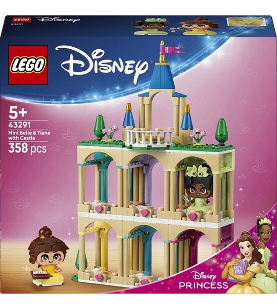 LEGO Disney Princess 43291 Mini Belle en Tiana met kasteel
