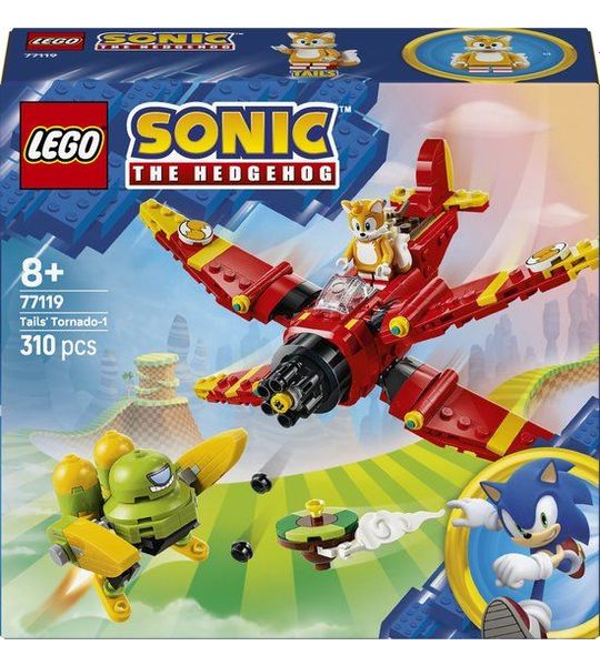 LEGO Sonic Tails en zijn Tornado-1 77119