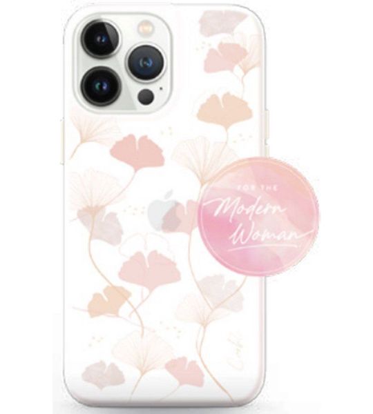 Uniq Iphone 14 Pro Max, Hoesje Meadow, Spring Pink
