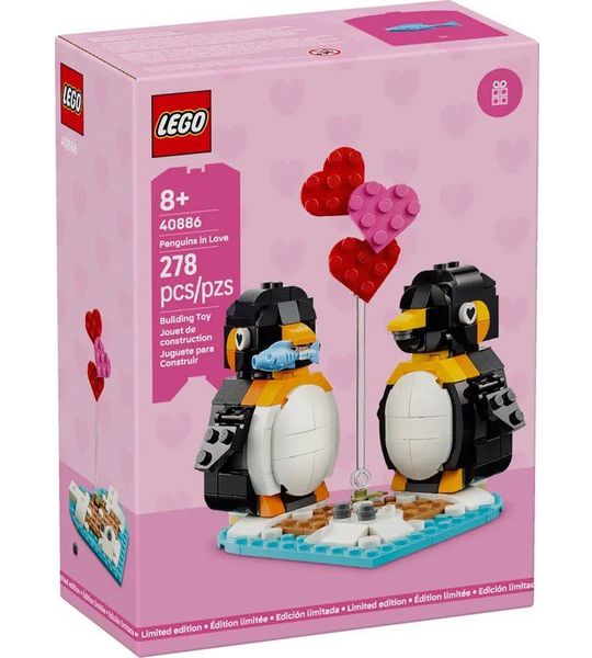 LEGO Valentijn 40886 - Verliefde pinguïns