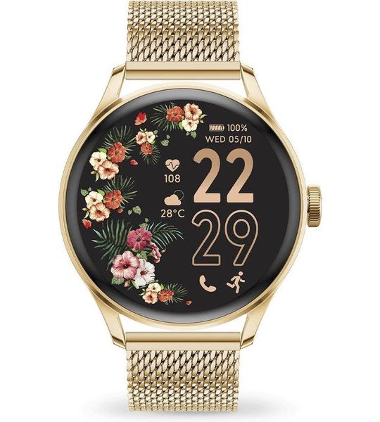 Ice-watch Smartwatch 2.0 Milanese Band Round 1.2'' Amoled Gold