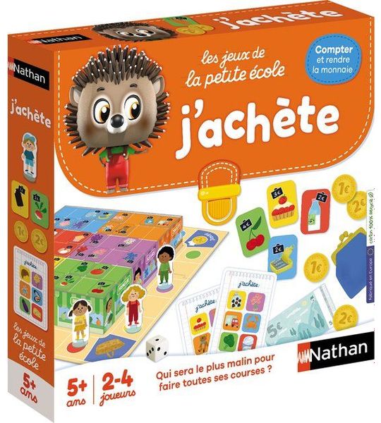 Nathan J’achète – La petite école, Bordspel, Familie, 5 jaar, 20 min