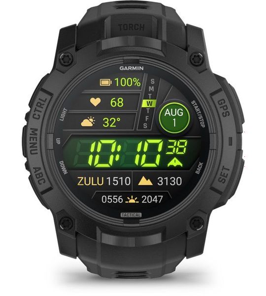 Garmin Instinct 3 Tactical Smartwatch Zwart