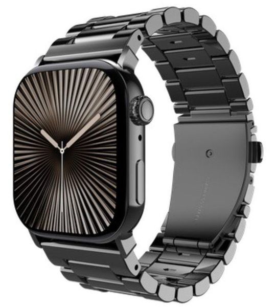 Just in case Primesteel Strap Apple Watch 44-49mm Horlogebandje Zwart