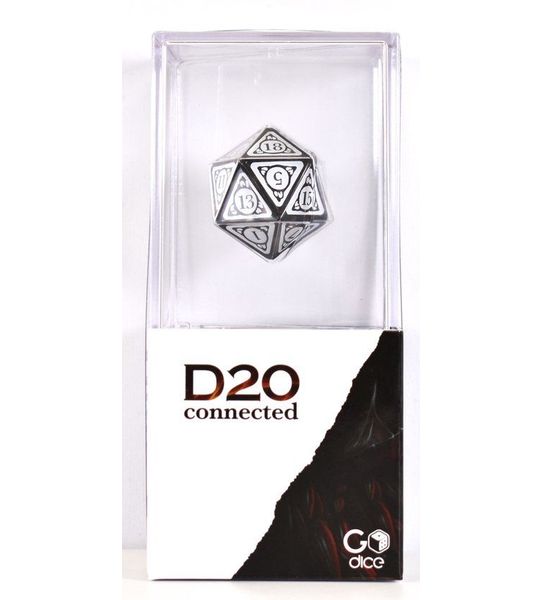 Go Dice D20 Verbonden Dobbelstenen Zwart