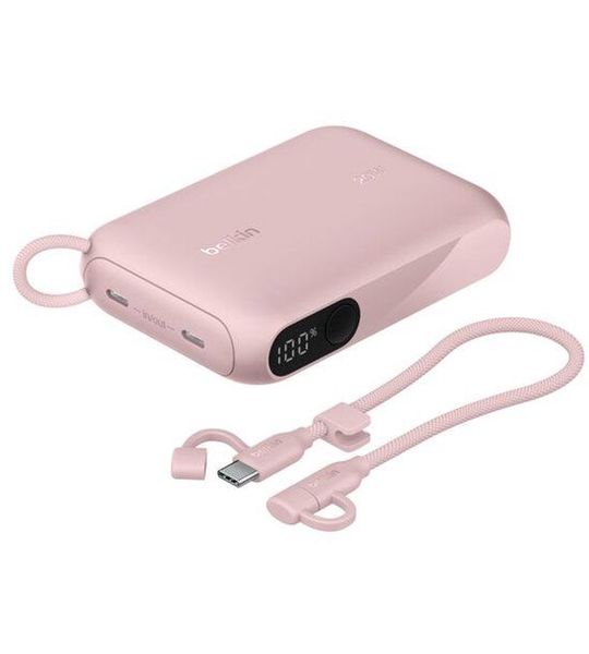 Belkin 10.000mah Pd20w Display Powerbank Roze