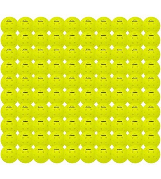 Franklin X40 (Outdoor) Set Van 100 Pickleballs - Geel | Maat: 100 PACK