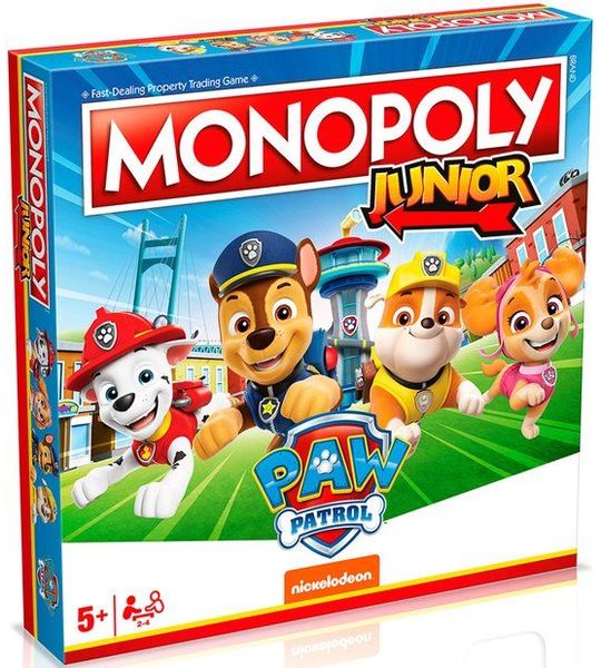 Winning Moves Monopoly Junior - Bordspel - Paw Patrol - Engels