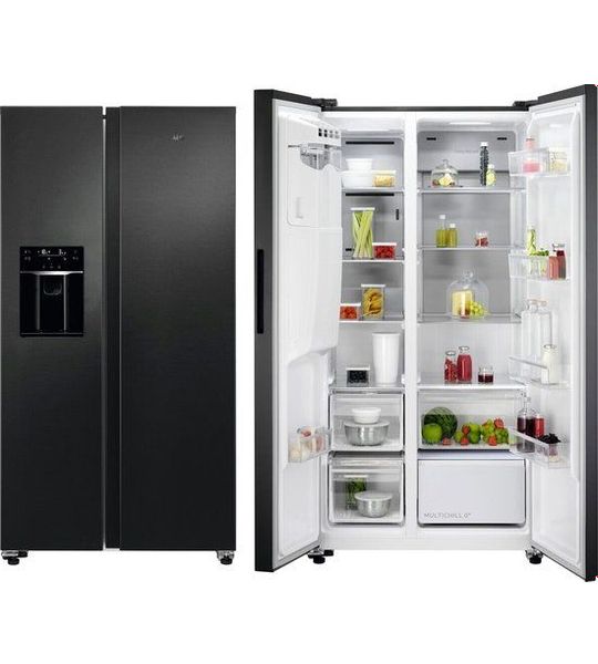 AEG ORX9V351DB Amerikaanse koelkast Zilver