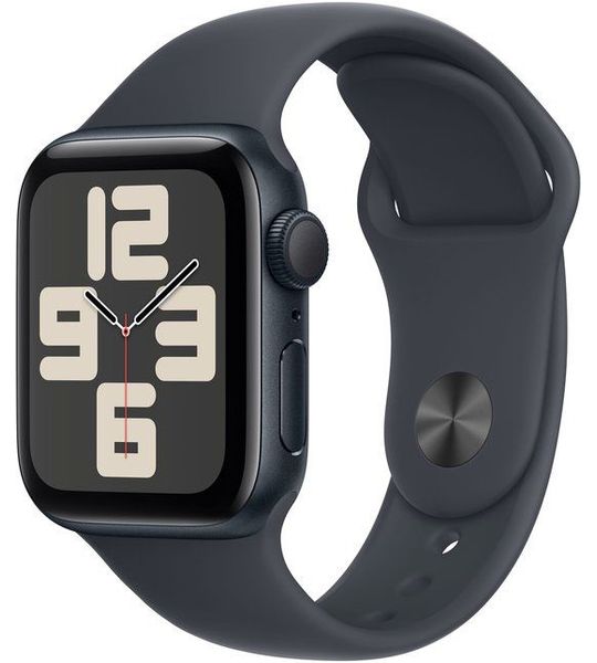 Apple Watch SE 2024 40mm Midnight Sportband S/M