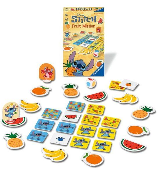 Ravensburger – Disney Stitch: Fruit Mission – Kinderspel – Vanaf 5 Jaar
