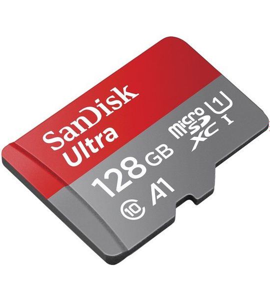 SanDisk MicroSDXC Ultra Photo 128GB 140mb/s C10 - SDA UHS-I Micro SD-kaart Grijs