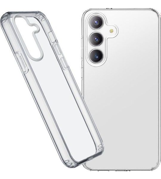 Cellularline Clear Duo Telefoonhoesje Voor Samsung S24 Fe Transparant