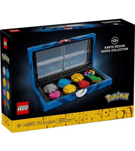 LEGO 40892 Pokémon - Collectie Kanto-regio-badges