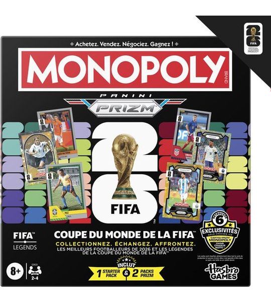 Monopoly Panini Prizm FIFA World Cup - Bordspel - Franstalig