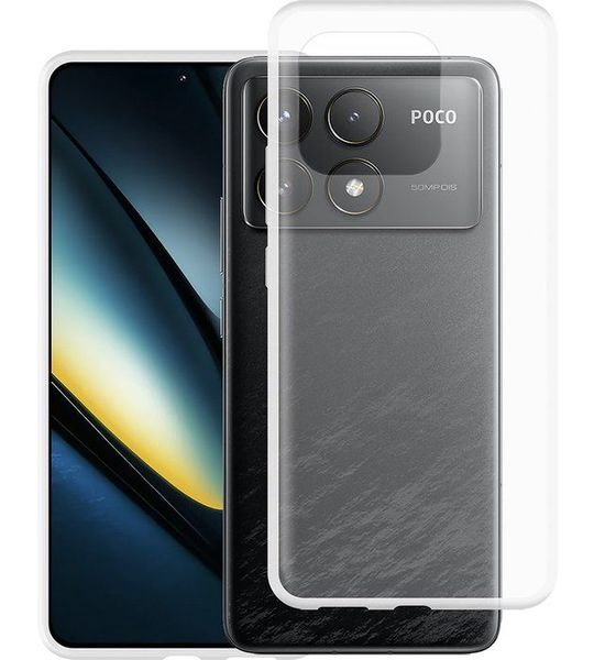 Just in Case Soft Design Xiaomi Poco F6 Pro Back Cover Transparant