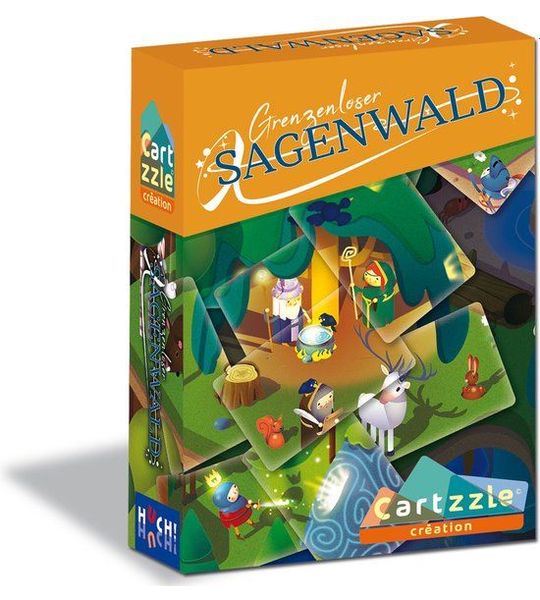 HUCH! Cartzzle Création – Grenzenloser Sagenwald 30 min Bordspel Puzzel