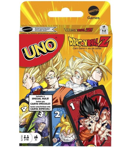 UNO Dragonball Z - Kaartspel – Kinderen – Volwassenen – Cadeau – Engels