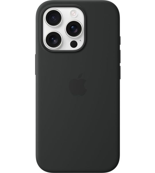 Apple Silicone Magsafe Cover Voor Apple Iphone 16 Pro Black