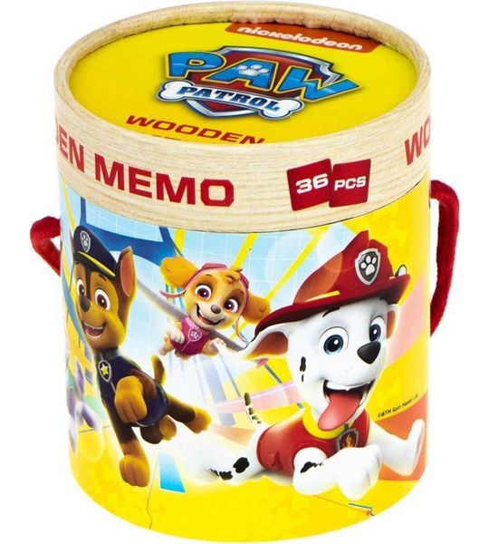 Paw Patrol Houten spel in koker 