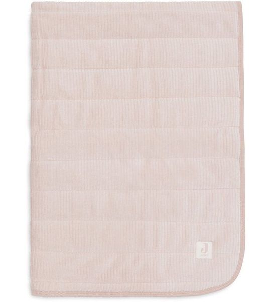 Deken Wieg Jollein 75x100 Velvet Rib Wild Rose