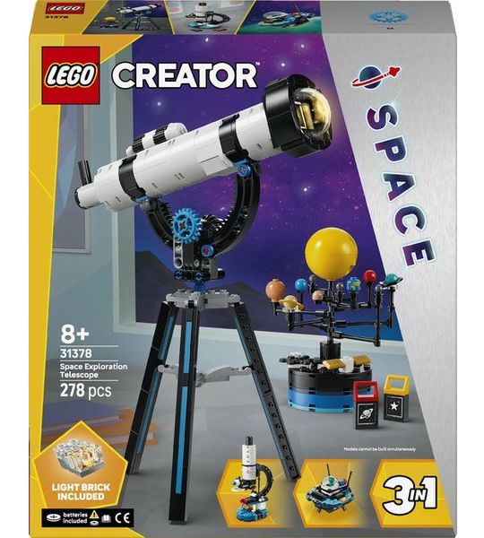 LEGO 31378 - Telescoop voor ruimteverkenning - Creator 3-in-1