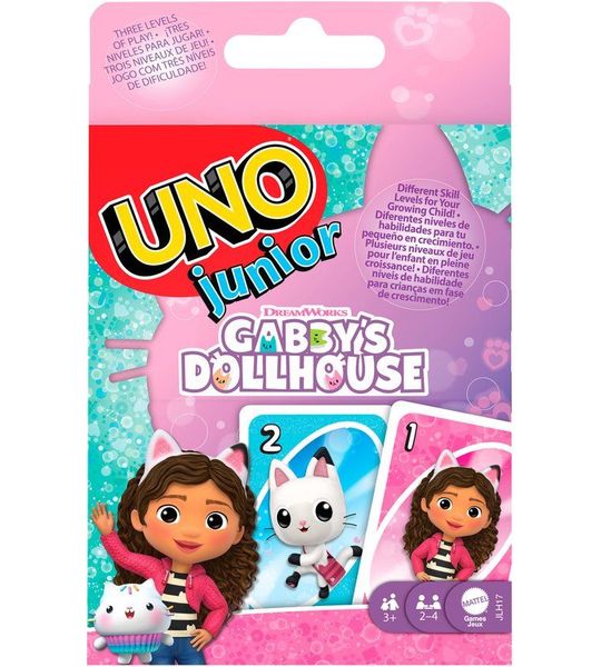 Mattel Games - UNO junior DreamWorks Gabby's Poppenhuis Kaartspel