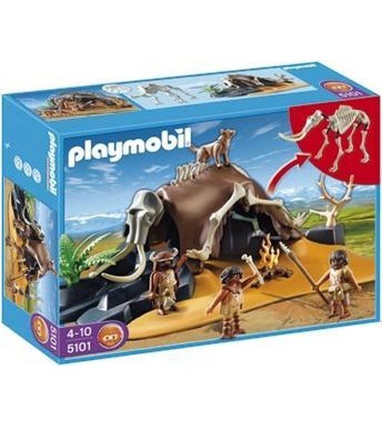 Playmobil Mamoetskelet Met Jagers - 5101