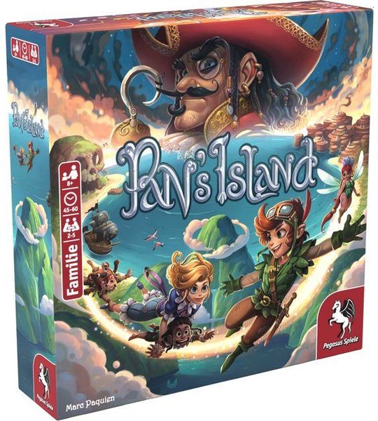 Pegasus Spiele Pan's Island, Bordspel, Multi-genre, 8 jaar, 45 min, 60 min