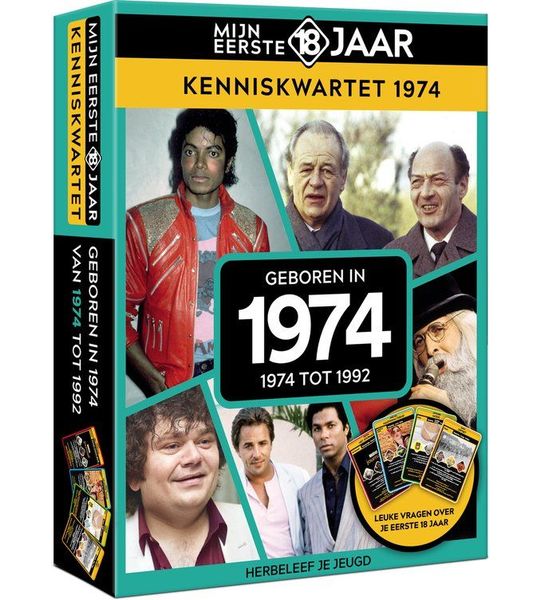 Tucker's Fun Factory Mijn eerste 18 jaar Kenniskwartet 1974 NL