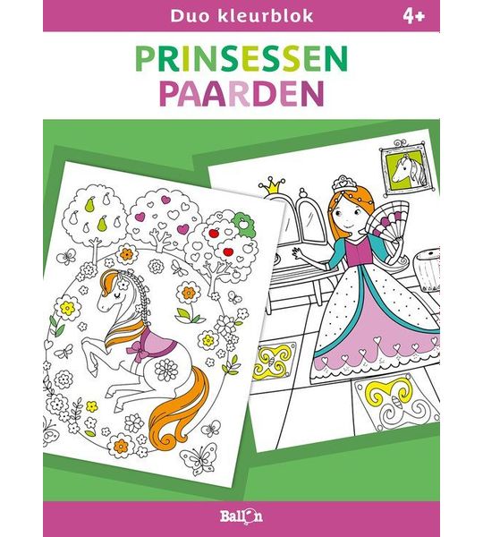 Duo kleurblokken 0 - Prinsessen en paarden