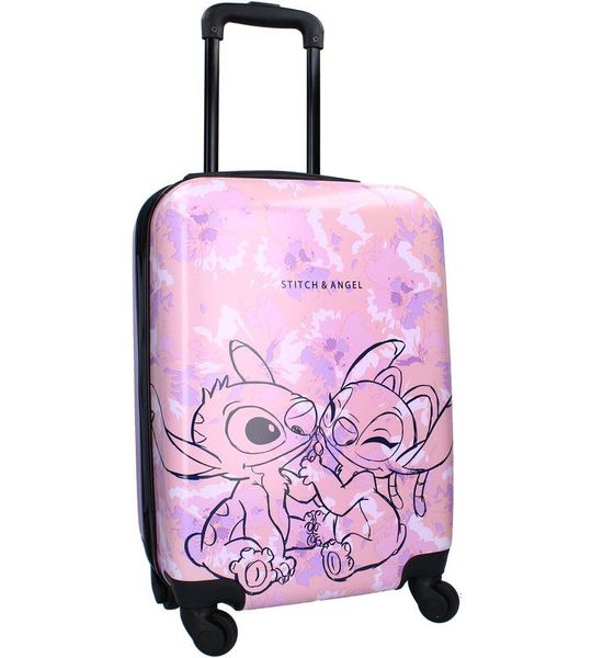 Stitch Ohana Forever Trolley Koffer - Roze - Lilo & Stitch - Reiskoffer