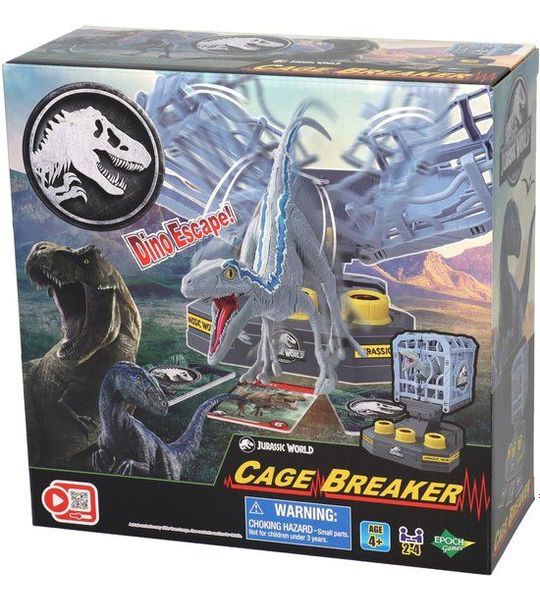 Epoch Jurassic World spel Cage Breaker - Velociraptor avontuur.