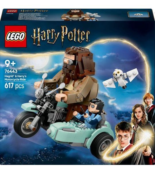 LEGO Harry Potter™ Hagrid™ en Harry's rit op de motor magisch 76443