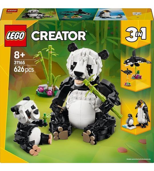 LEGO Creator 3in1 Wilde dieren: pandafamilie 31165