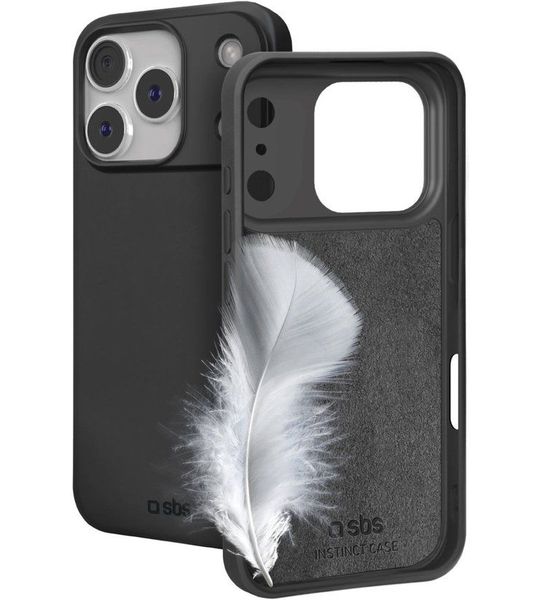 SBS Instinct Telefoonhoesje Voor Apple iPhone 17 Pro Zwart