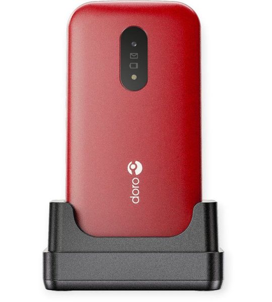 Doro 2820 - 4g Eenvoudige Klaptelefoon Rood-wit 17 Mb Rood