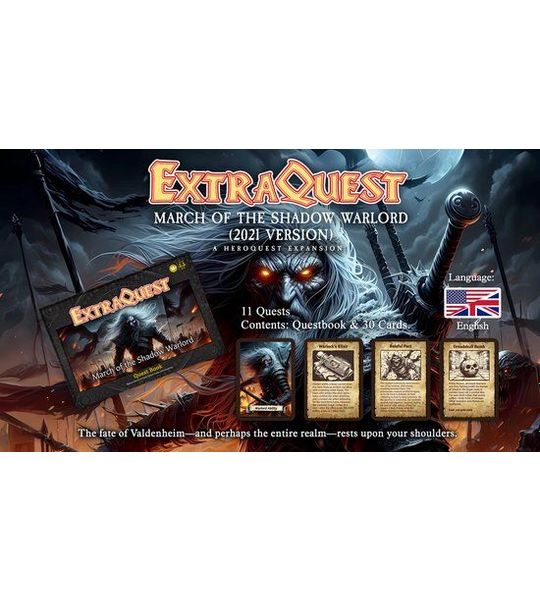 March of the Shadow Warlord Expansion **ENGLISH ONLY** (Heroquest 2021 Edition)