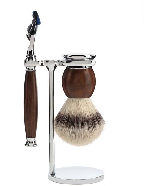 MÜHLE Scheerset 3-delig Sophist - Ironwood Fusion