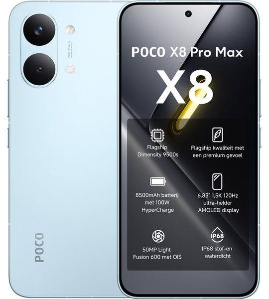 Xiaomi Poco X8 Pro Max 12g Ram 256gb Rom - Blauw