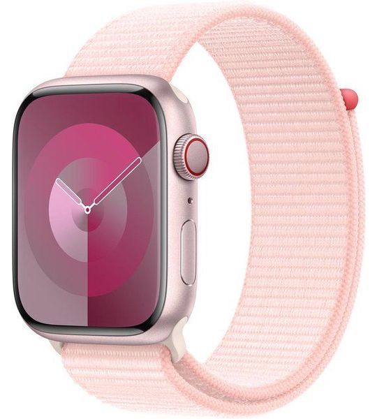 Apple 41 Mm Light Pink Geweven Sportbandje