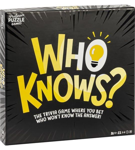 Who Knows? - Kaartspel - Engelstalig - Professor Puzzle